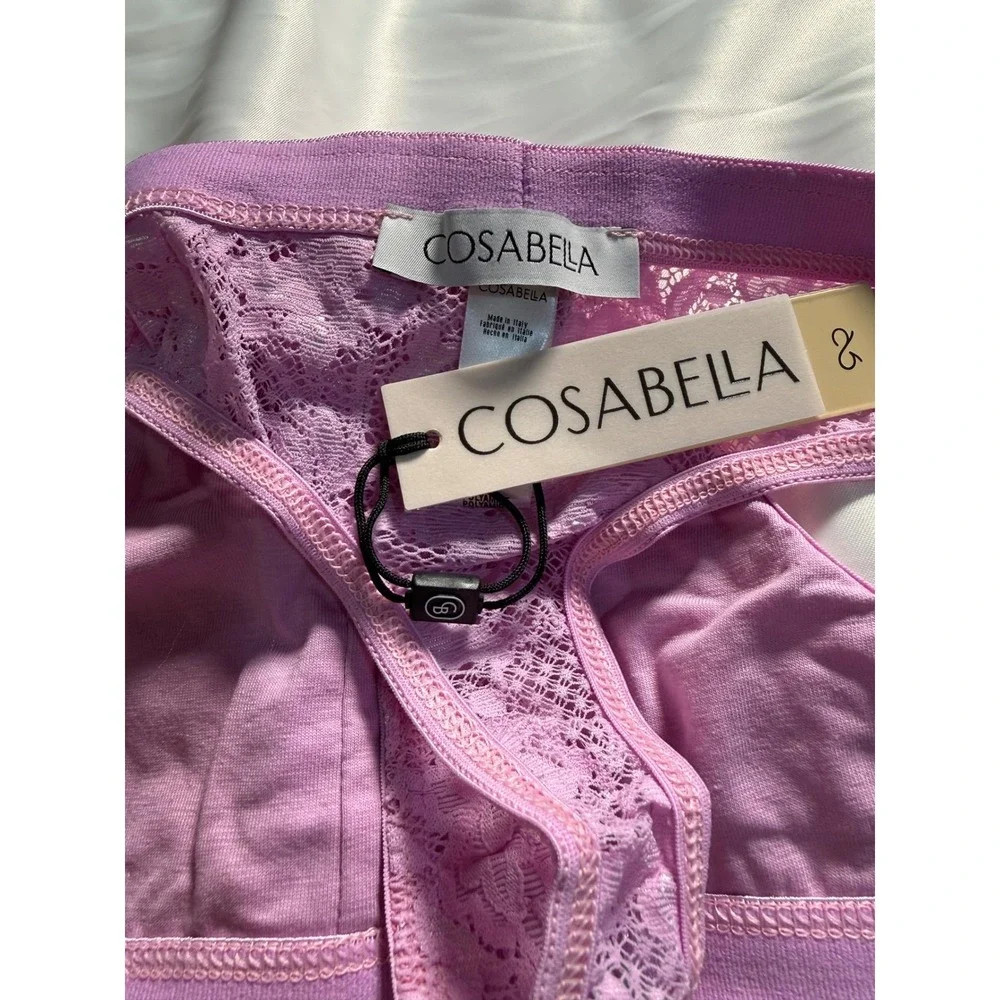 Cosabella NSN Men's Lace G-String Italian Lace Thong Neela Flower  size XL NWT